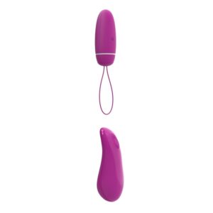 B Swish - bnaughty Deluxe Unleashed Vibrating Bullet Raspberry 1/4