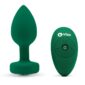 B-Vibe - Vibrating Jewel Plug M/L Emerald 1/3
