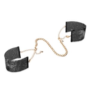 Bijoux Indiscrets - Desir Metallique Cuffs Black 1/2