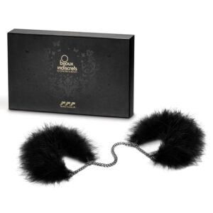 Bijoux Indiscrets - Za Za Zu Feather Handcuffs Black 1/4