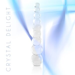 FeelzToys - Glazzz Glass Dildo Crystal Delight 1/4
