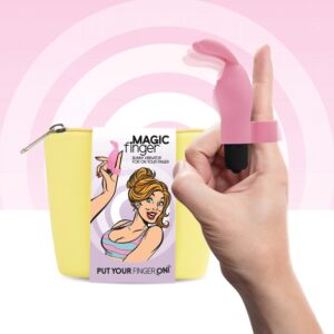 FeelzToys - Magic Finger Vibrator Pink 1/3