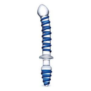 Glas - Mr. Swirly Double Ended Glass Dildo & Butt Plug 1/3