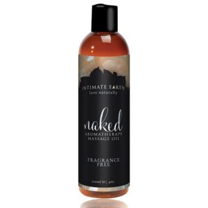Intimate Earth - Massage Oil Naked Unscented 120 ml 1/1