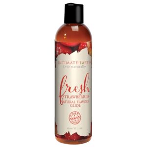 Intimate Earth - Natural Flavors Glide Fresh Strawberries 60 ml 1/1