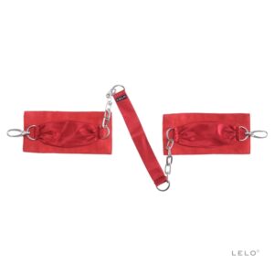 Lelo - Sutra Chainlink Cuffs Red 1/3