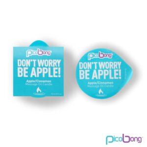 PicoBong - Massage Oil Candle Apple & Cinnamon 1/2