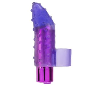 PowerBullet - Frisky Finger Rechargeable Finger Massager Purple 1/2