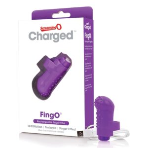 The Screaming O - Charged FingO Finger Vibe Purple 1/3