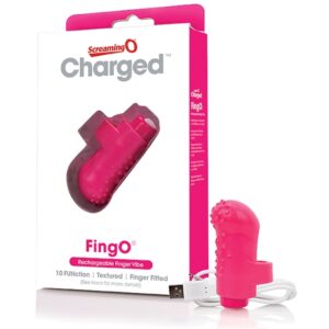 The Screaming O - Charged FingO Finger Vibe Pink 1/3