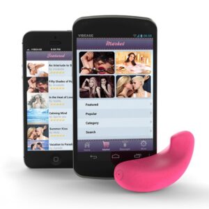 Vibease - iPhone & Android Vibrator Version Pink 1/4