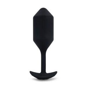B-Vibe - Vibrating Snug Plug 4 (XL) Black 1/4