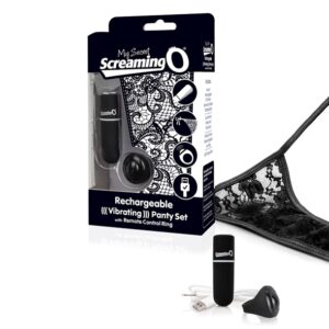 The Screaming O - Charged Remote Control Panty Vibe Black 1/3