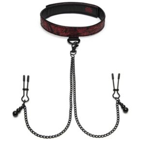 Fifty Shades of Grey - Sweet Anticipation Collar Nipple Clamps 1/3
