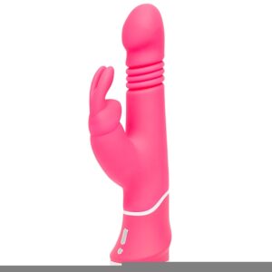Happy Rabbit - Thrusting Realistic Vibrator Pink 1/4
