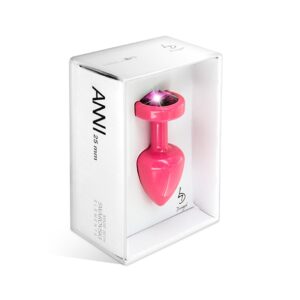 Diogol - Anni Butt Plug Round 25 mm Pink & Pink 1/3