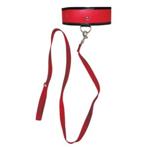 Sportsheets - Sex & Mischief Red Leash & Collar 1/3