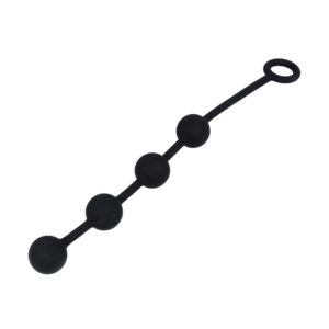 Nexus - Excite Medium Silicone Anal Beads Black 1/3