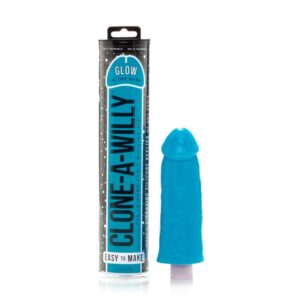 Clone-A-Willy - Kit Glow-in-the-Dark Blue 1/4
