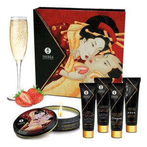 Shunga - Geisha's Secret Kit Sparkling Strawberry Wine 1/1